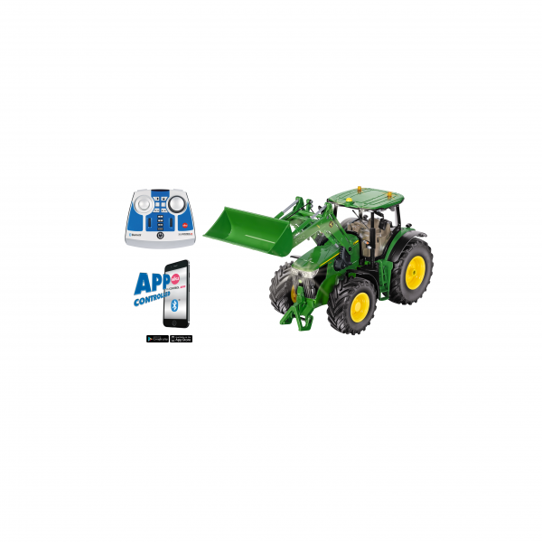 John Deere 7310R met voorlader