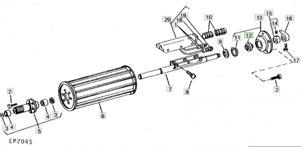 AE42697 Kogellager