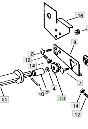 AE43269 Kettingtandwiel