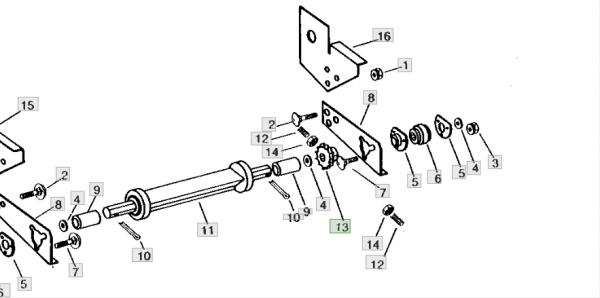 AE43269 Kettingtandwiel