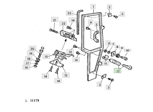 AL25947 Handvat