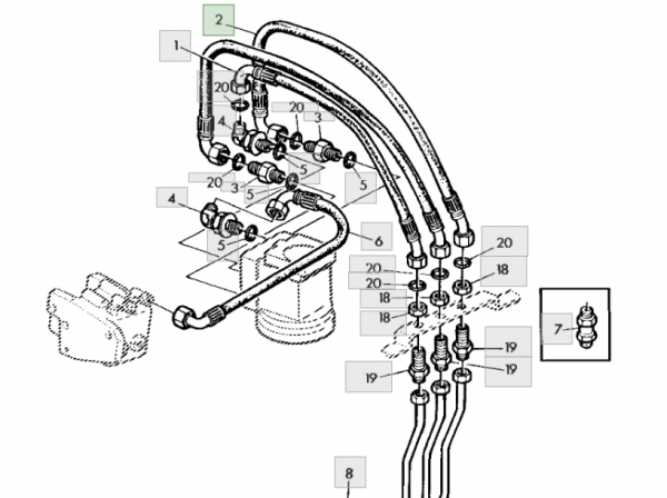 AL41621 Hydrauliekslang