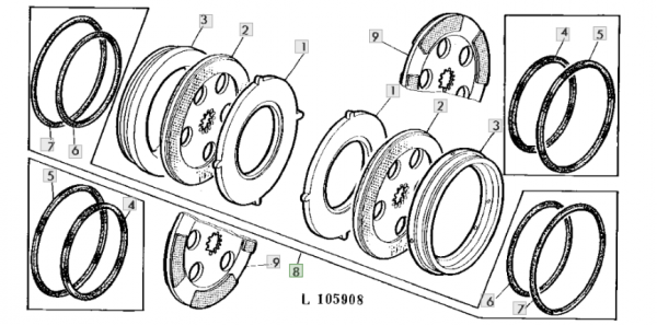 AL57436 o-ringset