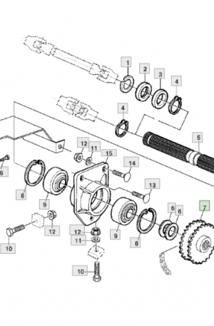 DC200038 Kettingtandwiel