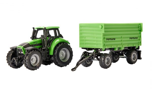 Deutz-Fahr met Fortuna trailer