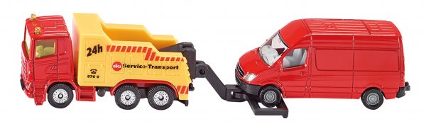Afsleepwagen met auto