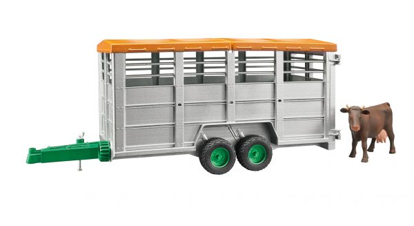 Veetransportaanhanger met koe
