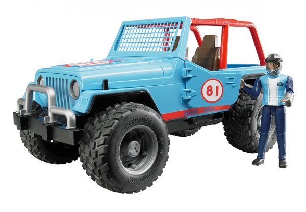 Jeep Cross Country racer blauw met chauffeur