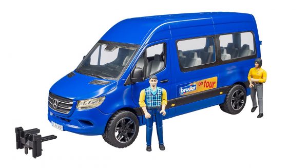 MB Sprinter Transfer met chauffeur en passagier