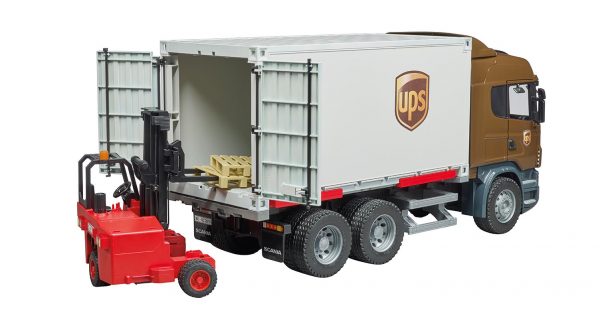 Scania R-Series UPS met vorkheftruck