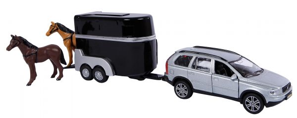 Volvo XC90 met paardentrailer