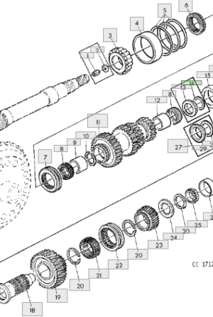 24M7224 Afstandsring