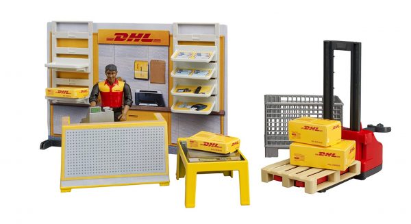 DHL shop met handpallet