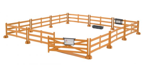 Paardenafrastering (bruin)
