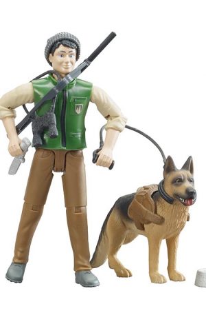 Boswachter met hond en accessoires