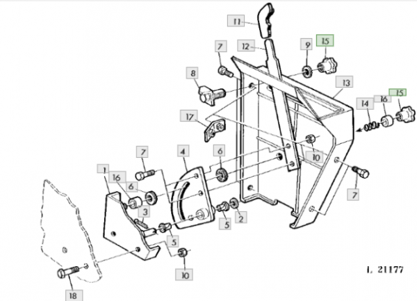 99M7027 Knop