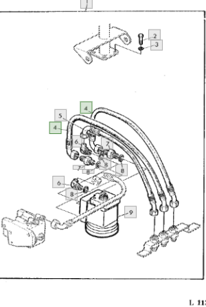 AL41278 Hydrauliekslang