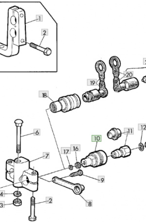 AL27026 Hydrauliek-snelkoppeling