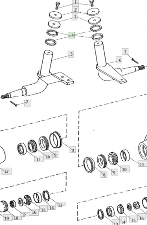 H75936 Conisch rollager