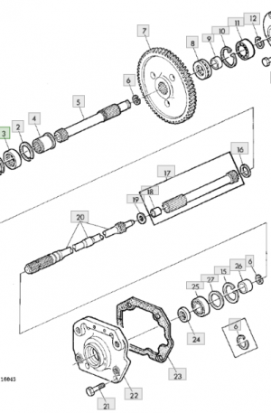 JD10108 Naaldlager