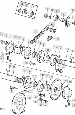 JD30198 Kogellager