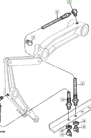 JD7845 Kniekoppeling