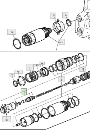 RE43892 Afdichtset