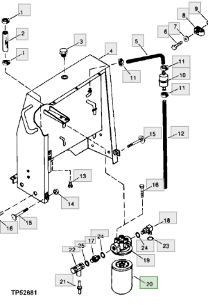 RE39527 Hydraulische filter