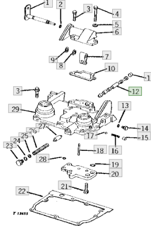 T25398 Stuurschuif