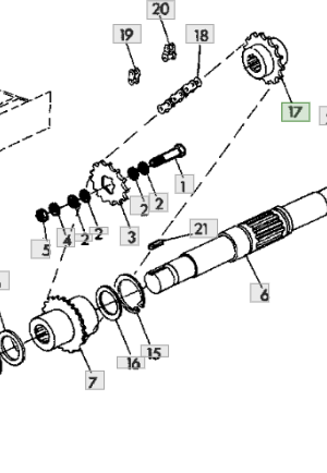 Z53988 Kettingtandwiel